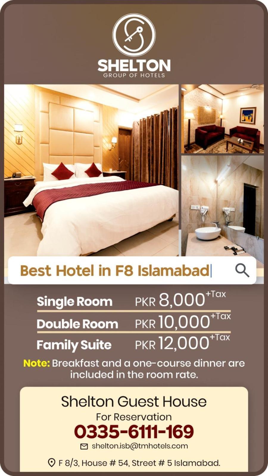 Shelton Guest House Islamabad Zewnętrze zdjęcie